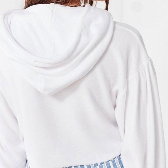 UO out from under balloon sleeve hoodie sweatshirt - Picture 2 of 5